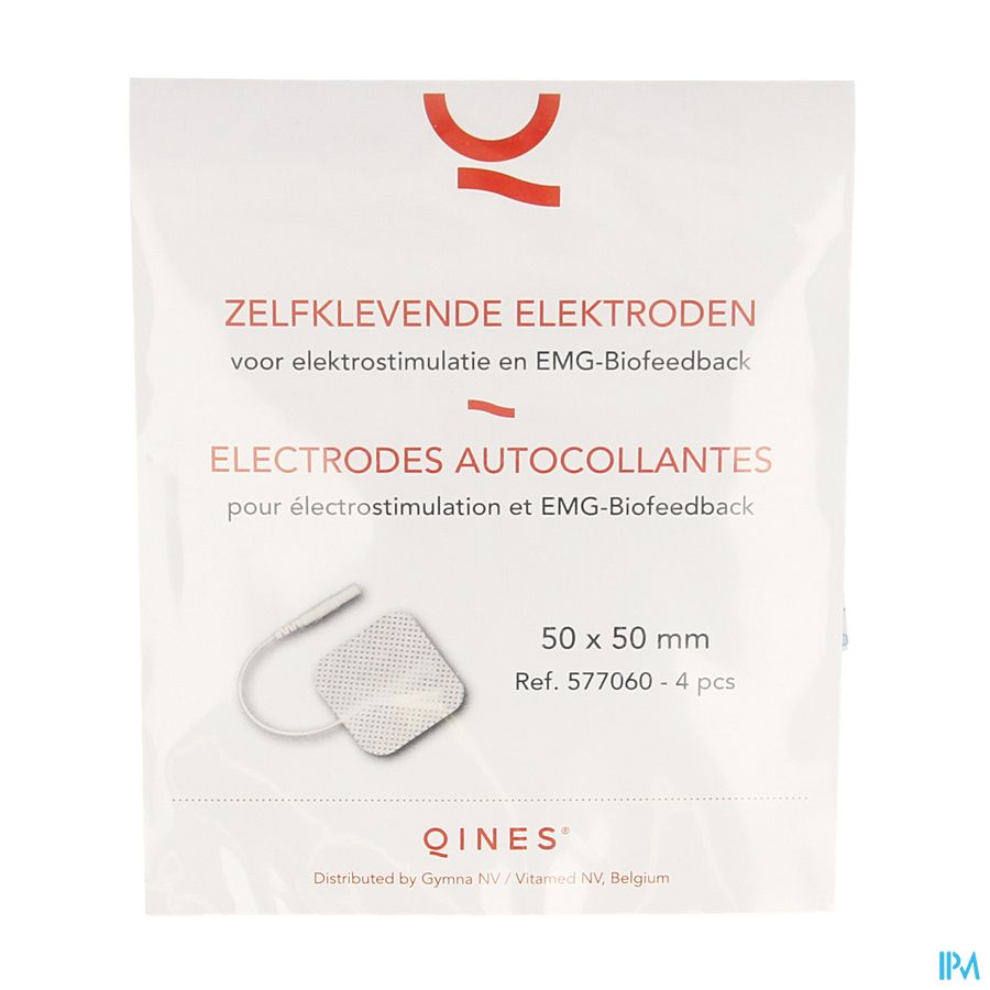 Elektrode Zelfklevend Standaard 5x5cm 4 Elektrode Zelfklevend Standaard 5x5cm 4