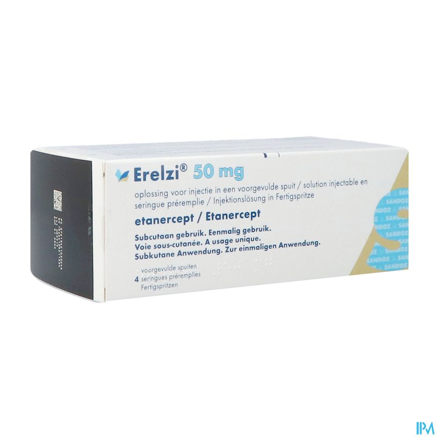 Erelzi 50mg/ml Opl Inj Voorgevulde Spuit 4 Erelzi 50mg/ml Opl Inj Voorgevulde Spuit 4