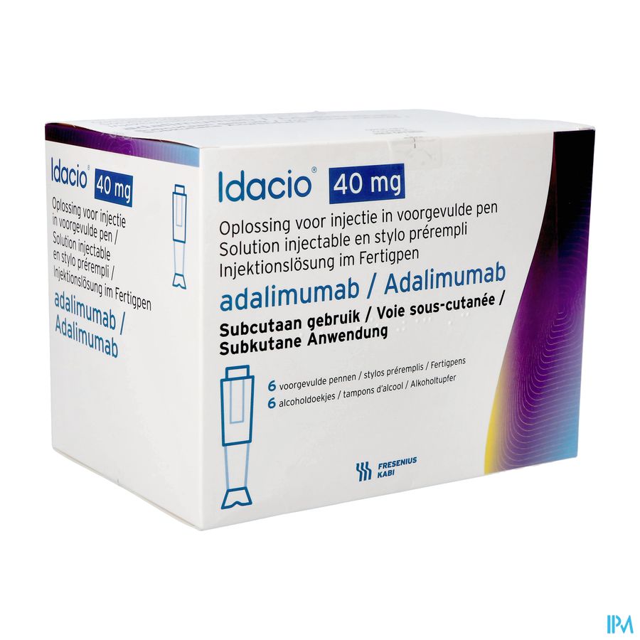 Idacio 40mg Abacus Opl Inj Voorgevulde Pen 6x0,8ml