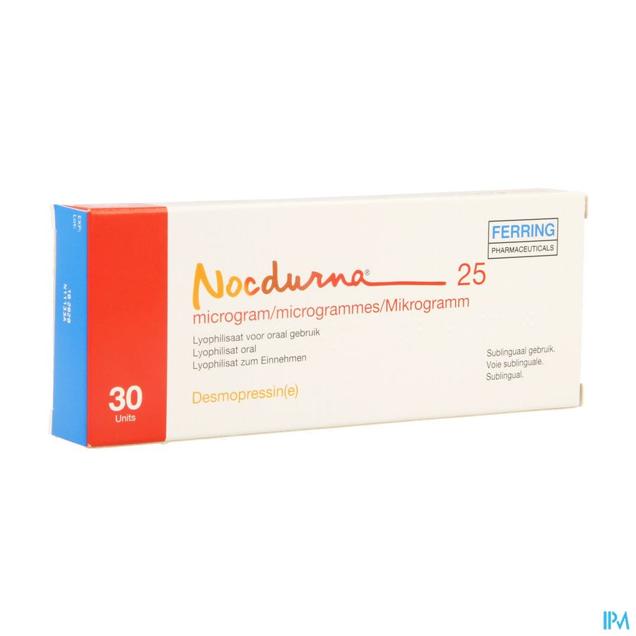 Nocdurna 25mcg Lyophilisat Usage Oral 30 X 1 Nocdurna 25mcg Lyophilisat Usage Oral 30 X 1