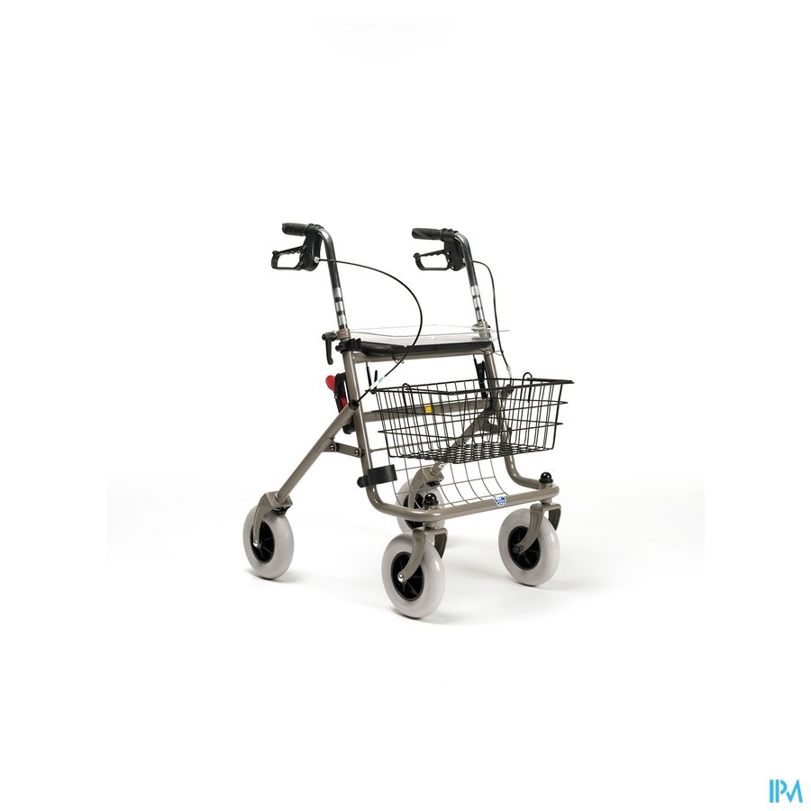 Rollator 4 Wiel Grijs Met Zitje 286bc29 Vermeiren Rollator 4 Wiel Grijs Met Zitje 286bc29 Vermeiren