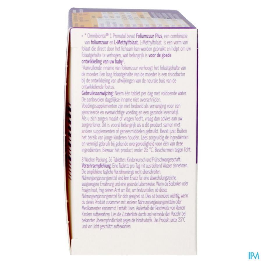 Omnibionta Pronatal 1kinderwens Zwang.8wek Tabl56 7