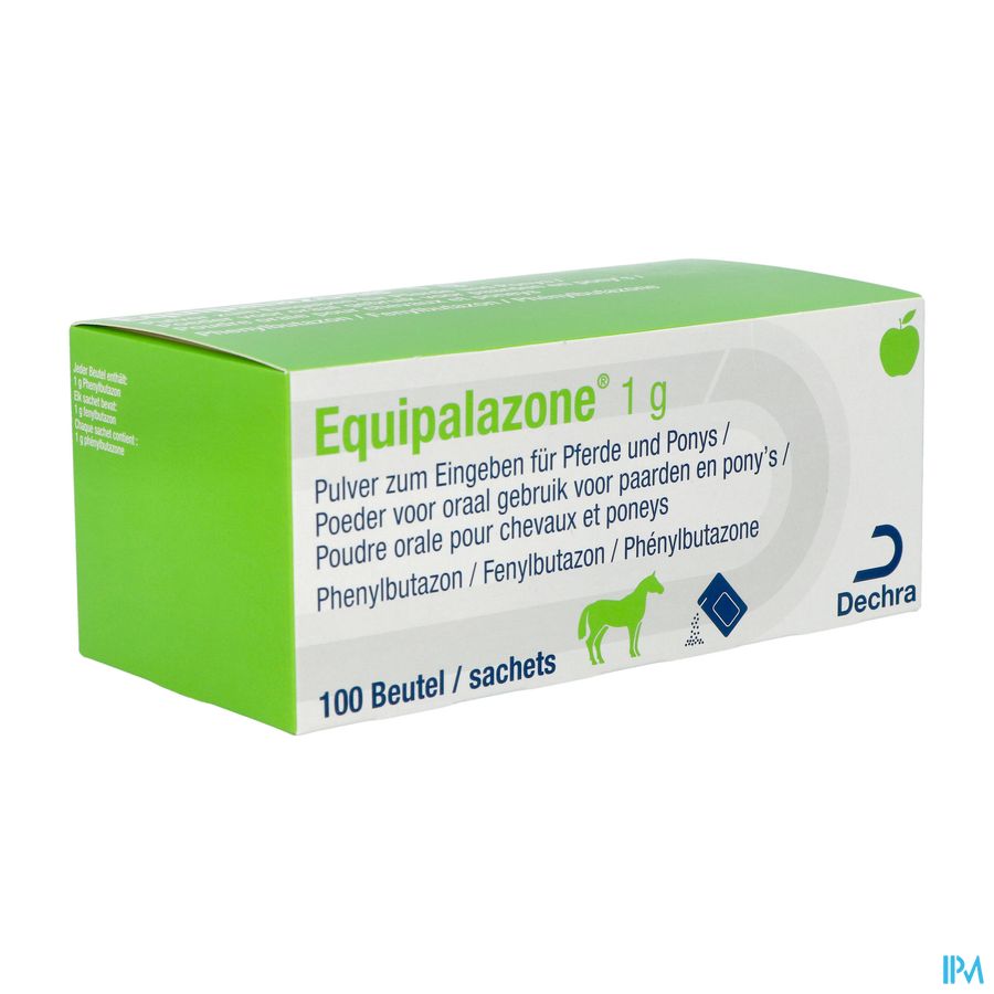 Equipalazone 1g Pdr Oraal Paard Pony Appel Zak 100