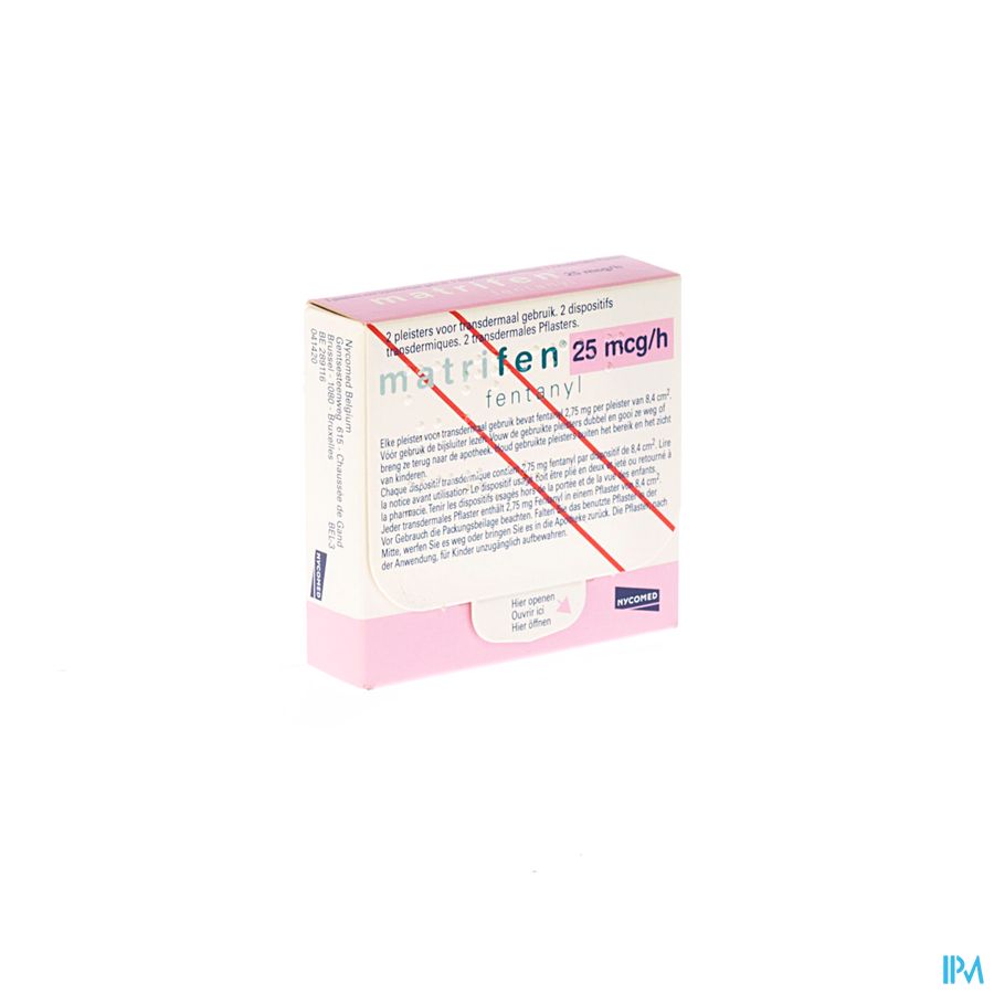 Matrifen 25 Ug/h Pleist Transderm 2 Matrifen 25 Ug/h Pleist Transderm 2
