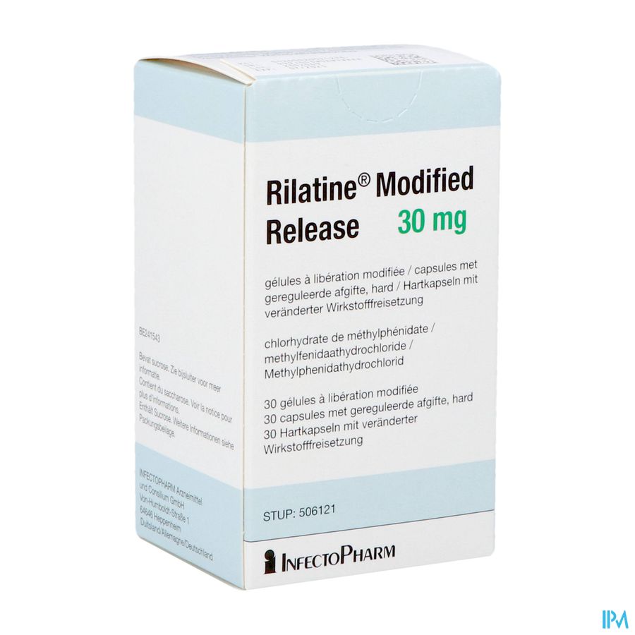 Rilatine Modified Release 30mg Caps 30x30mg Rilatine Modified Release 30mg Caps 30x30mg