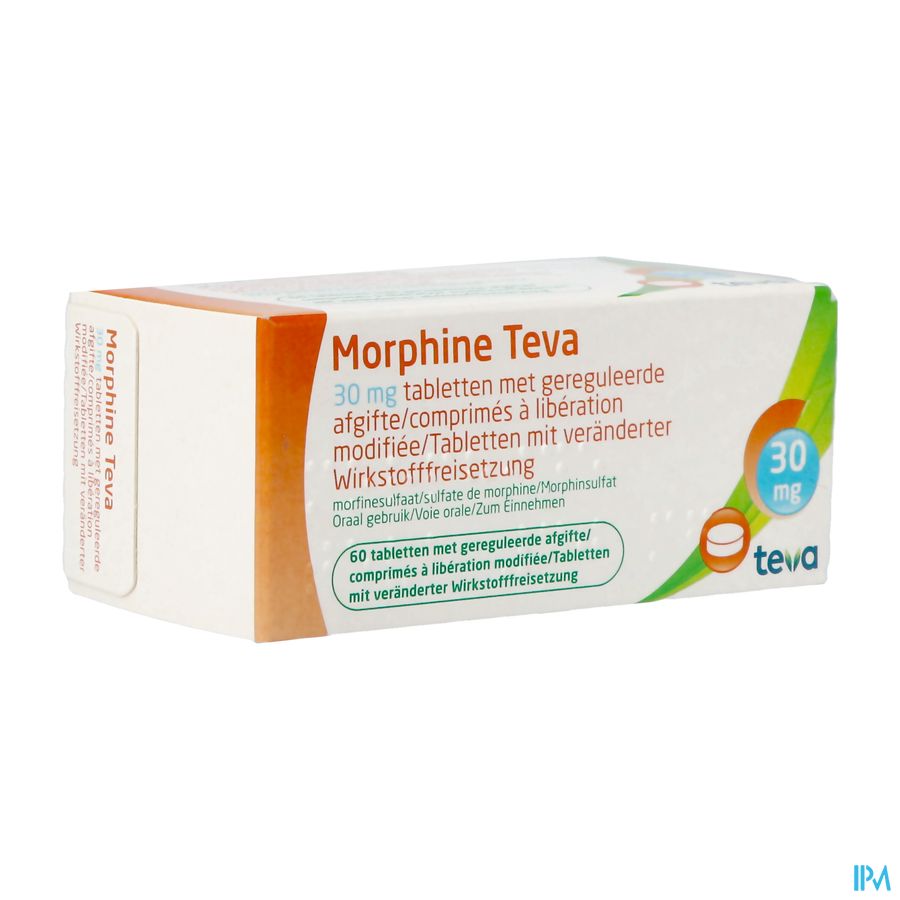 Morphine Teva 30 Comp 60x 30mg Morphine Teva 30 Comp 60x 30mg