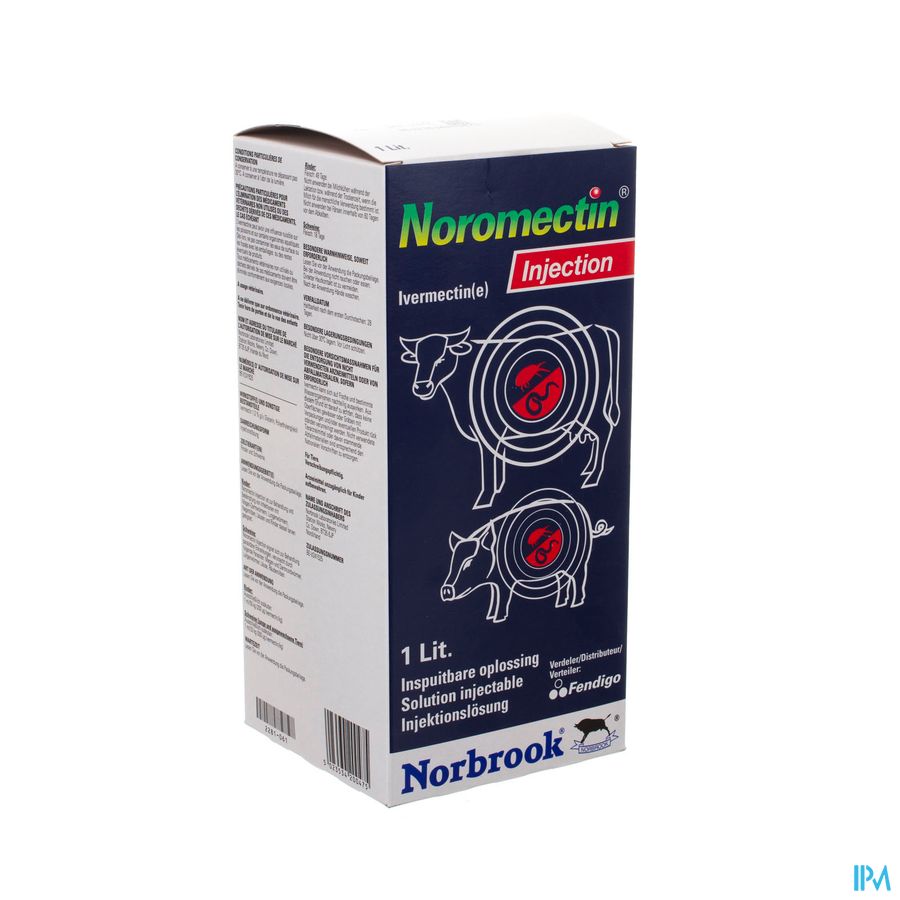 Noromectin Injectie Wormverdrijvend Runderen 1l Noromectin Injectie Wormverdrijvend Runderen 1l