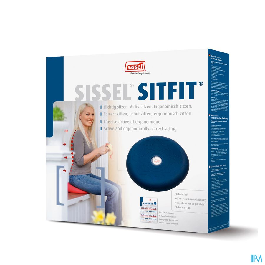Sissel Sitfit Balanskussen Diam.36cm Zwart Sissel Sitfit Balanskussen Diam.36cm Zwart