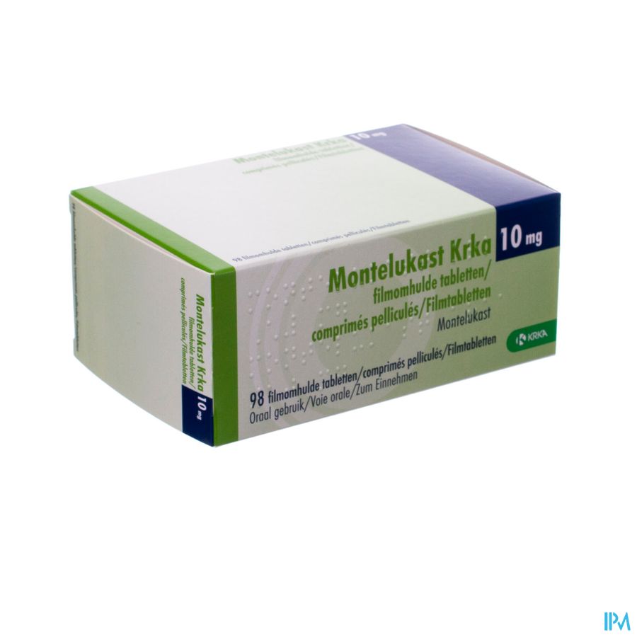Montelukast Krka 10mg Filmomh Tabl 98 X 10mg Montelukast Krka 10mg Filmomh Tabl 98 X 10mg