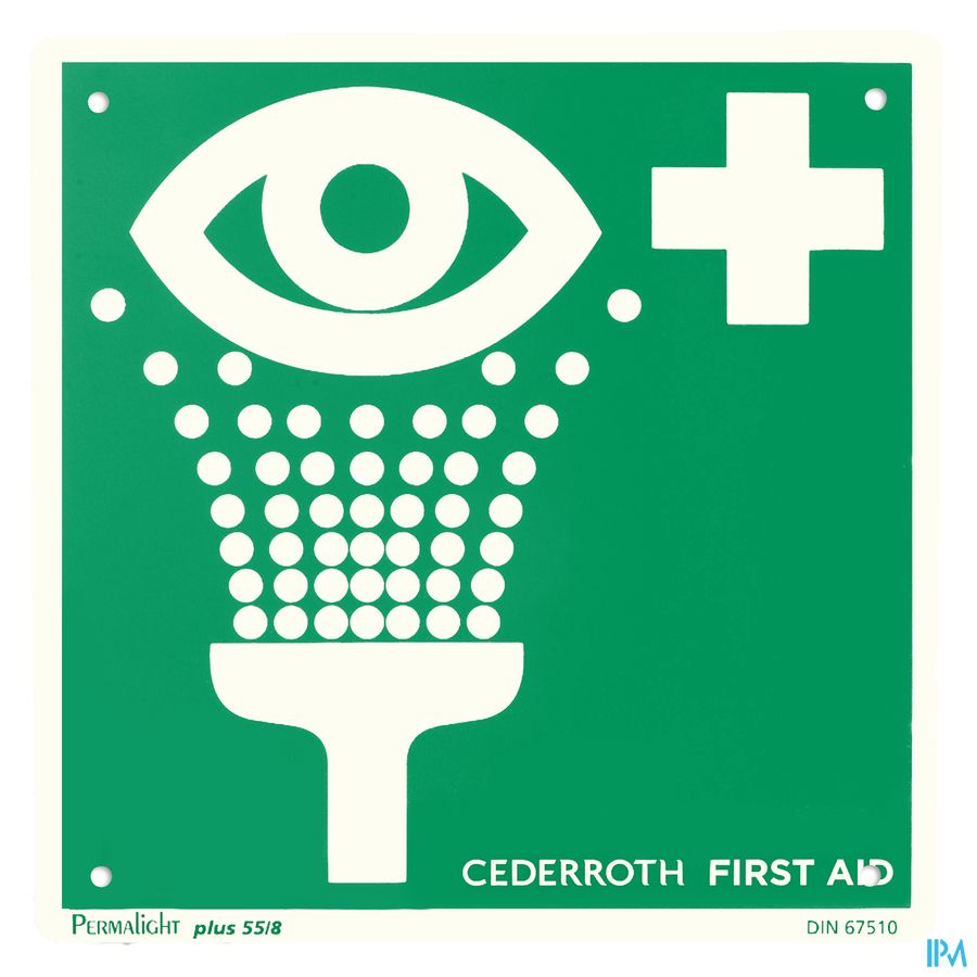 Cederroth Reddingsteken Oogspoel. Cederroth Reddingsteken Oogspoel.