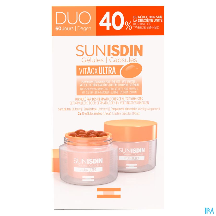 Isdin Fotoprotector Sunisdin Caps 2x30 Promo 3