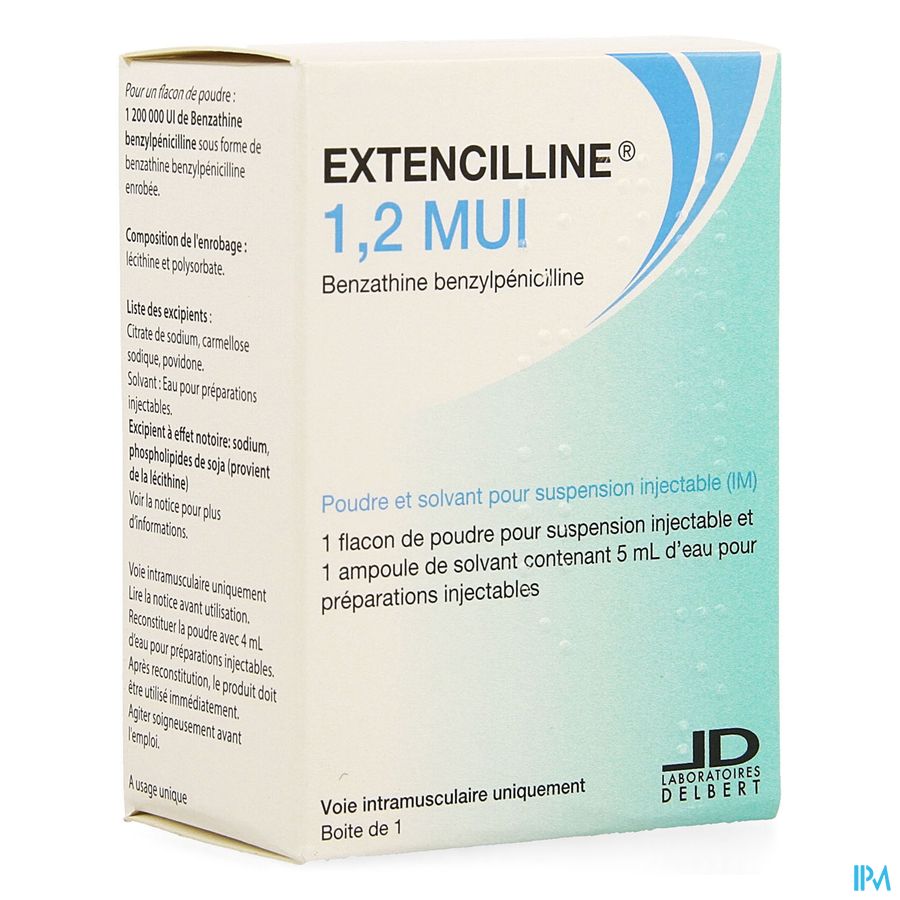 Extencin Fl Inj 1 X 1.200.000ui Extencin Fl Inj 1 X 1.200.000ui