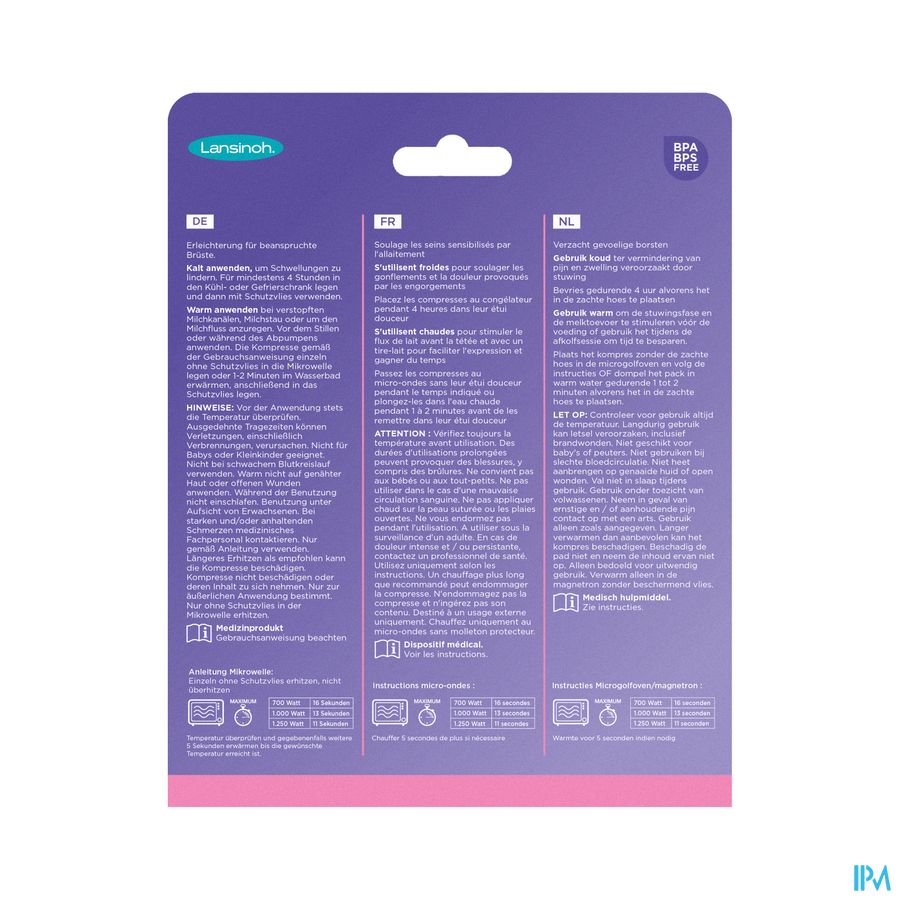 Lansinoh Therapearl 3in1 Borsttherapie Warm-koud 2 1