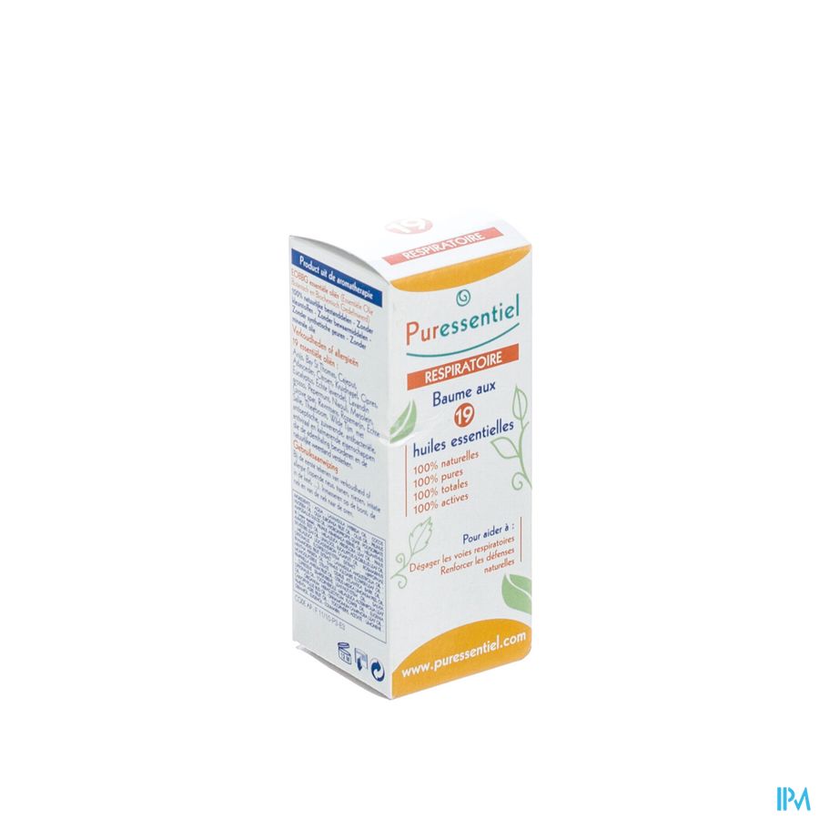Puressentiel Ademhaling Balsem 19 Ess Olie 50ml 5