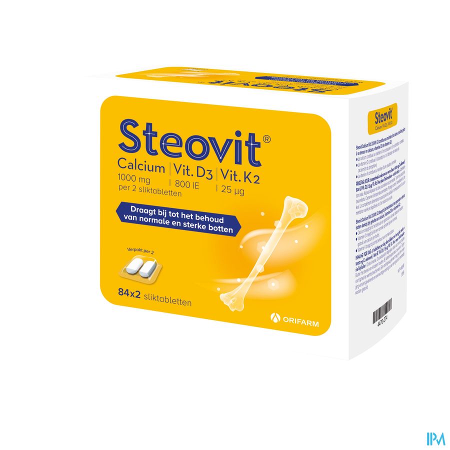 Steovit Calcium/vitd3/vit K2 1000mg/880iu Comp2x84 1