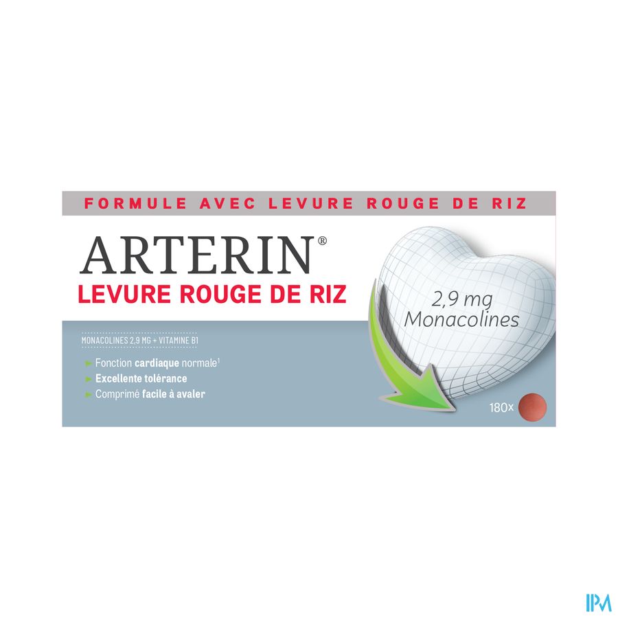 Arterin Levure Rouge Riz Comp 180 Arterin Levure Rouge Riz Comp 180