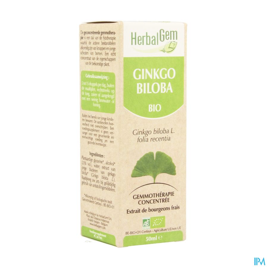 Herbalgem Ginkgo Biloba Macerat 50ml Herbalgem Ginkgo Biloba Macerat 50ml