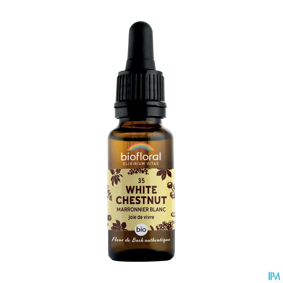 Biofloral Bachbloesem 35 White Chesnut Bio 20ml Biofloral Bachbloesem 35 White Chesnut Bio 20ml