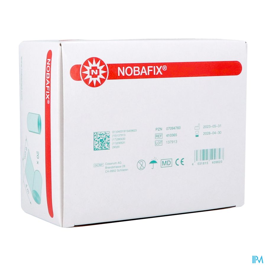 Nobafix Cambric Elast 6cmx4m Vrac 20 9500370 Nobafix Cambric Elast 6cmx4m Vrac 20 9500370