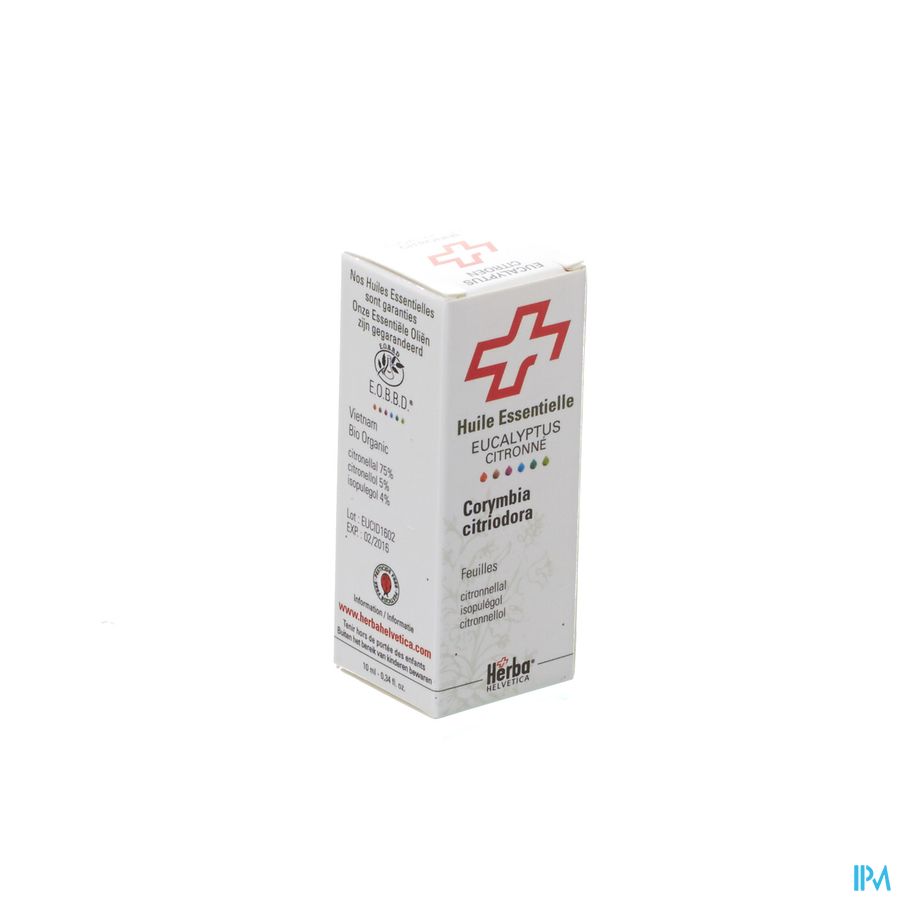 Eucalyptus Citronne Flle Herba Helv. Hle Ess 10ml Eucalyptus Citronne Flle Herba Helv. Hle Ess 10ml