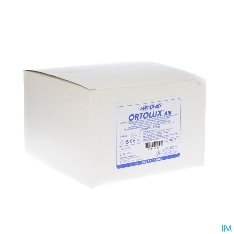 Ortolux Air Large Oogschelp Transparant 20 70138 Ortolux Air Large Oogschelp Transparant 20 70138