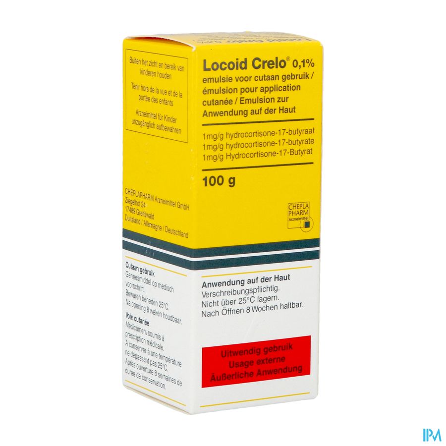 Locoid Crelo 0,1% Emuls 100ml 1mg/g Locoid Crelo 0,1% Emuls 100ml 1mg/g