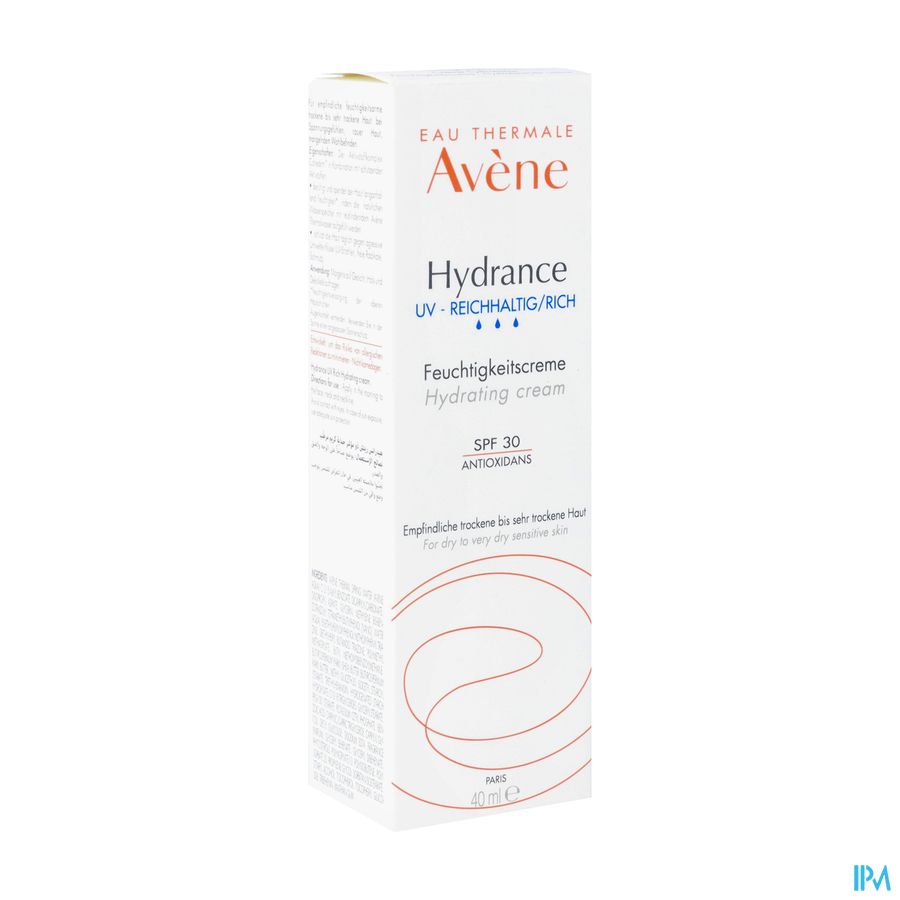 Avene Hydrance Uv Riche Creme Hydratante 40ml 1