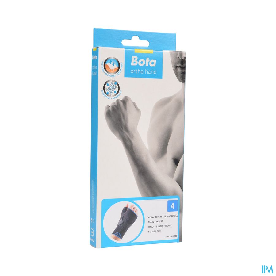 Bota Ortho Handpolsbandage 505 Zwart N4 Bota Ortho Handpolsbandage 505 Zwart N4