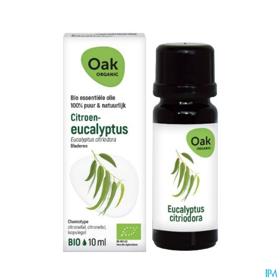 Oak Ess Olie Citroeneucalyptus 10ml Bio Oak Ess Olie Citroeneucalyptus 10ml Bio