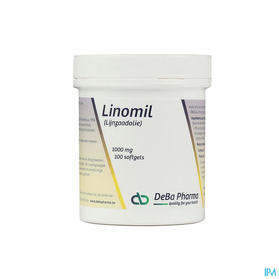 Linomil + Vit E 10mg Softgels 100 Deba Linomil + Vit E 10mg Softgels 100 Deba
