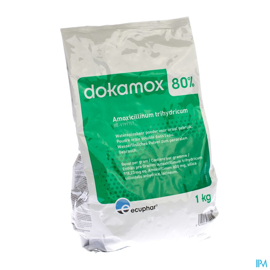 Dokamox 80% Pdr Oplosbaar 1kg Dokamox 80% Pdr Oplosbaar 1kg