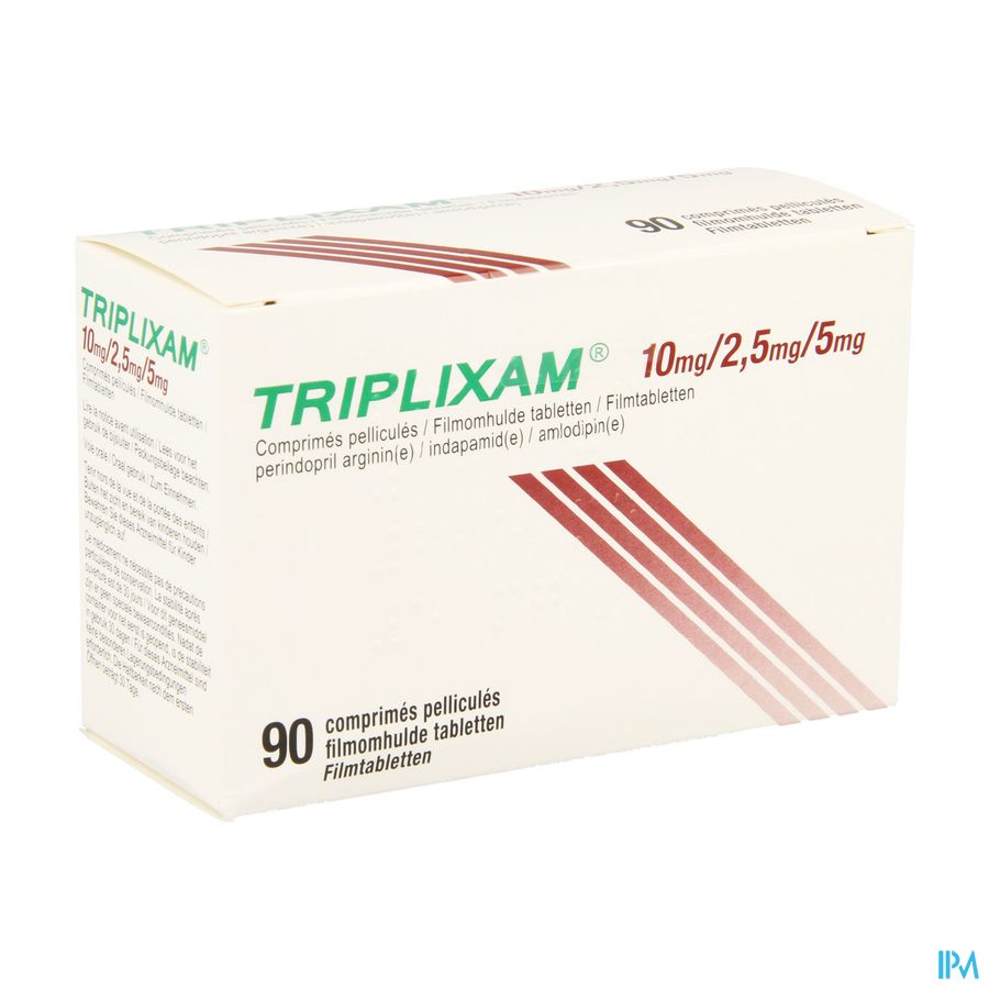 Triplixam 10mg/2,5mg/5mg Impex.filmomh Tabl 90 Pip Triplixam 10mg/2,5mg/5mg Impex.filmomh Tabl 90 Pip