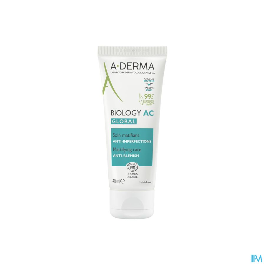 Aderma Biology Ac Global Verzorg. Onzuiverh. 40ml 3