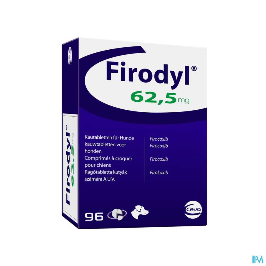 Firodyl 62,5mg Kauwtabl. 96 Firodyl 62,5mg Kauwtabl. 96