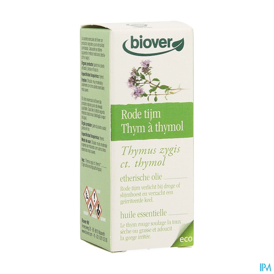 Rode Tijm Ess Olie Eco 10ml Biov Rode Tijm Ess Olie Eco 10ml Biov