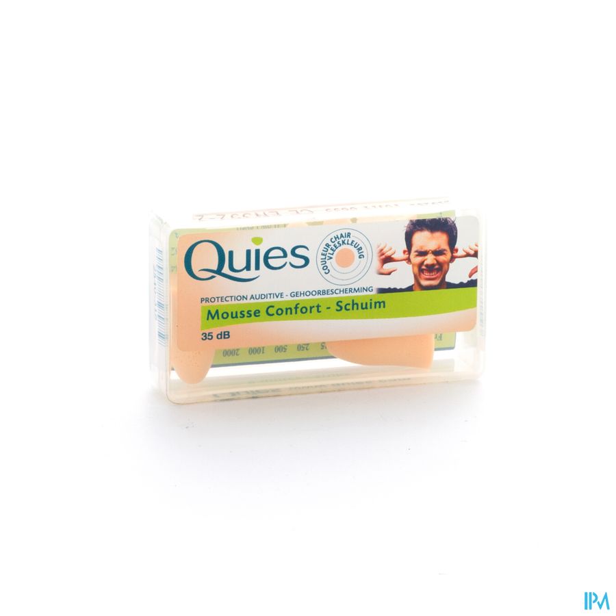 Quies Oordoppen Schuim Huidskleur 3 Paar 2