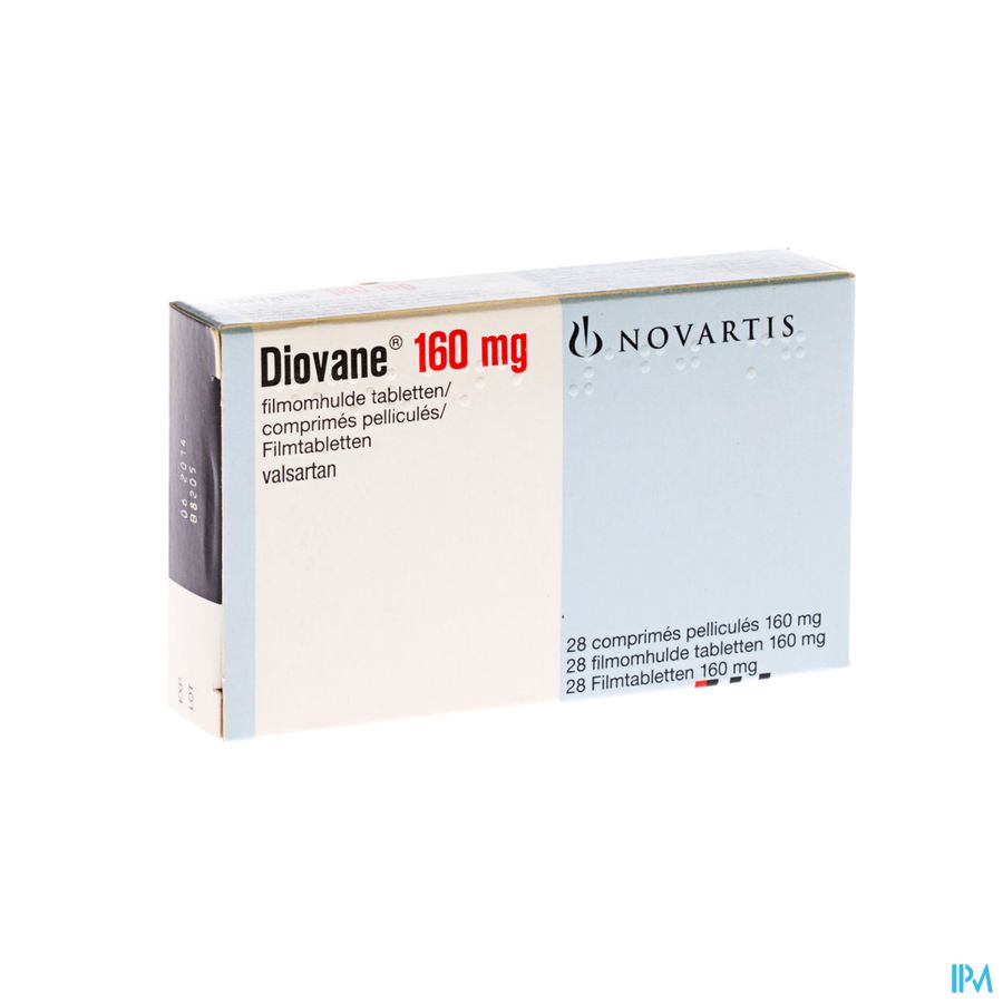 Diovane 160 Comp Pell 28 X 160mg Diovane 160 Comp Pell 28 X 160mg