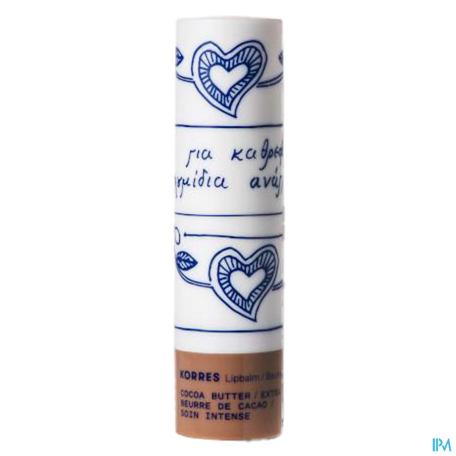 Korres Km Cacaoboter Lippenbalsem Extra Verz. 4,5g 2
