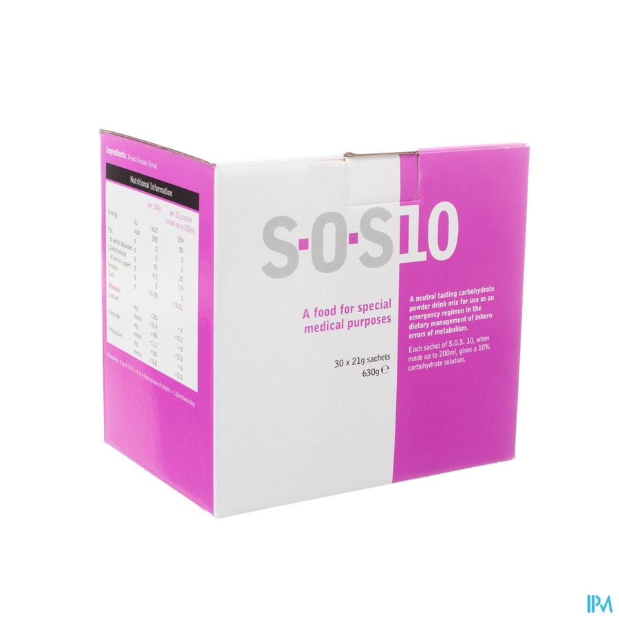 Sos 10 Pdr Zakje 30x21g Sos 10 Pdr Zakje 30x21g