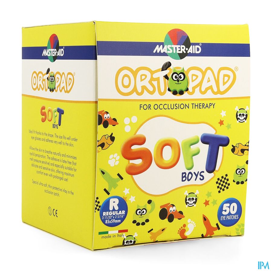 Ortopad Soft Boys Regular 85x59mm 50 72244 Ortopad Soft Boys Regular 85x59mm 50 72244