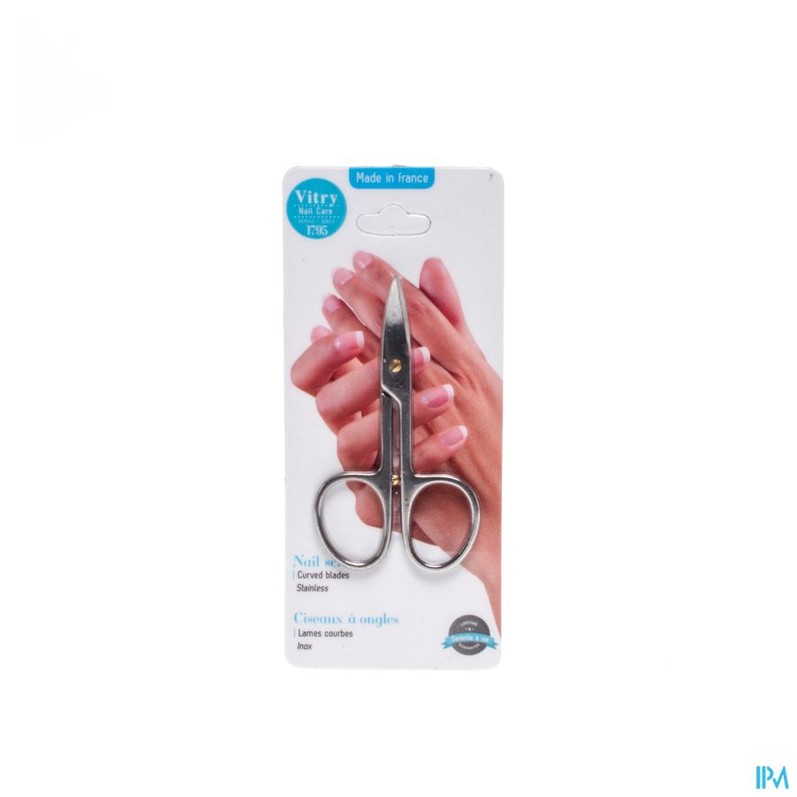 Nagelschaar Gebogen Inox Blinkend Nagelschaar Gebogen Inox Blinkend