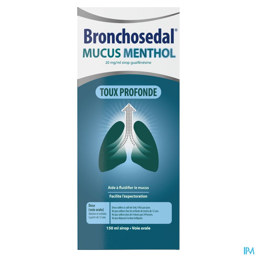 Bronchosedal Mucus Menthol 150ml 20mg/ml 3