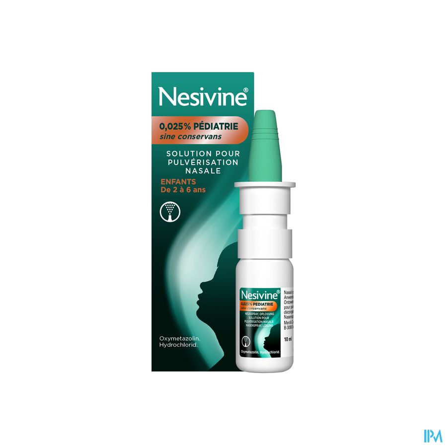 Nesivine 0,025% Sine Conserv Ped Spray Nas 10ml Nesivine 0,025% Sine Conserv Ped Spray Nas 10ml