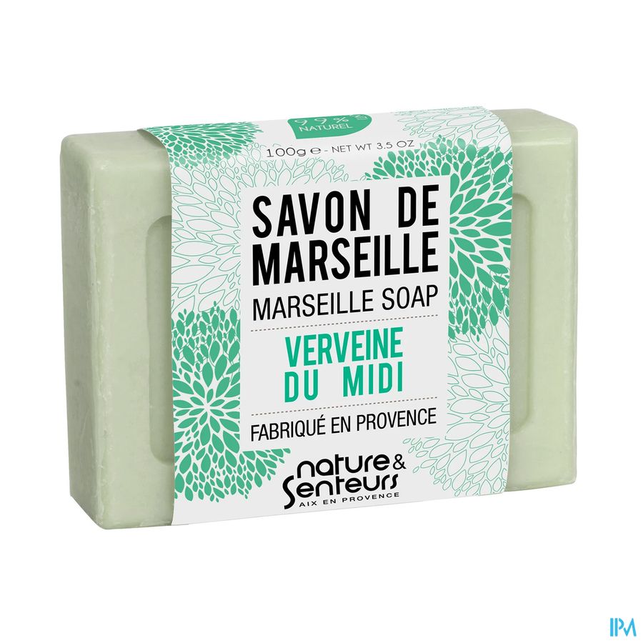 Nature&senteurs Savon Marseille Verveine Midi 100g Nature&senteurs Savon Marseille Verveine Midi 100g