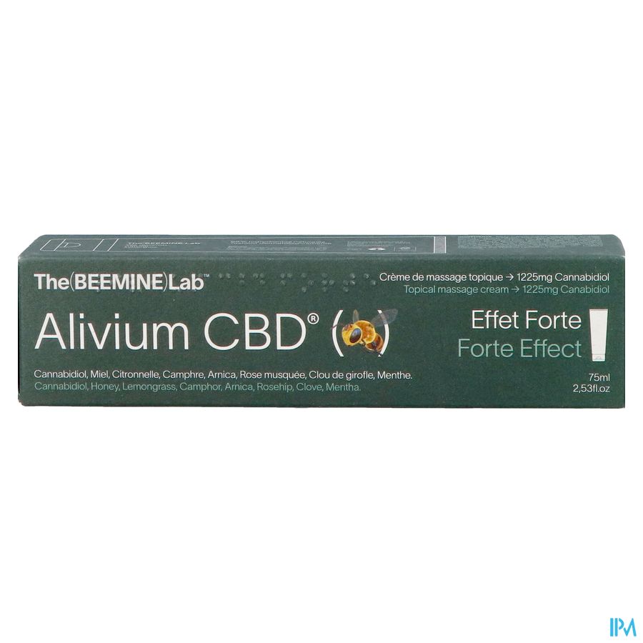 Beemine Lab Alivium Cbd Cr Massage Chaud&froid75ml 2