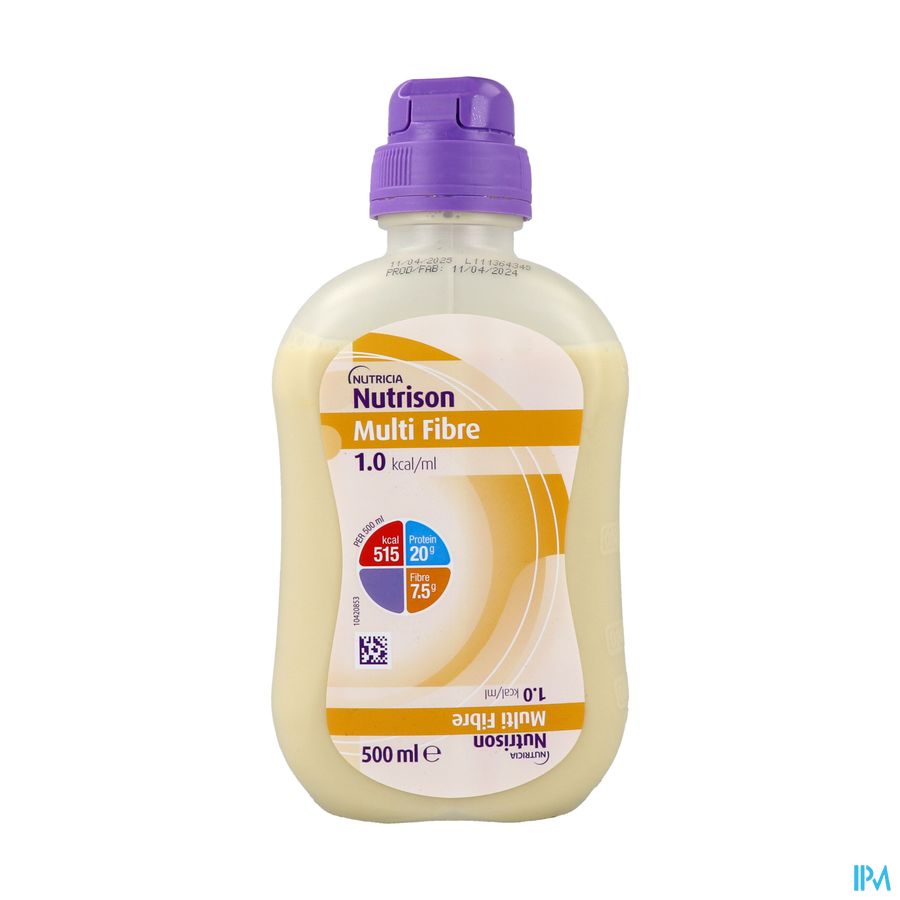 Nutrison Multi Fibre Fles 0,5l Sondevoeding