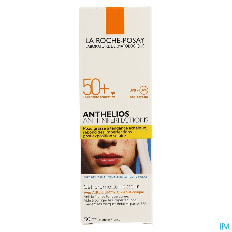 Lrp Anthelios A/imperfections Corrig. Gel-cr 50ml 1