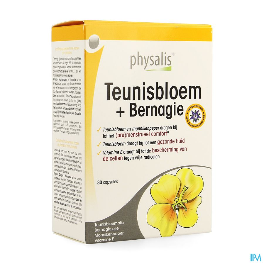 Physalis Teunisbloem-bernagie Softcaps 30 Physalis Teunisbloem-bernagie Softcaps 30