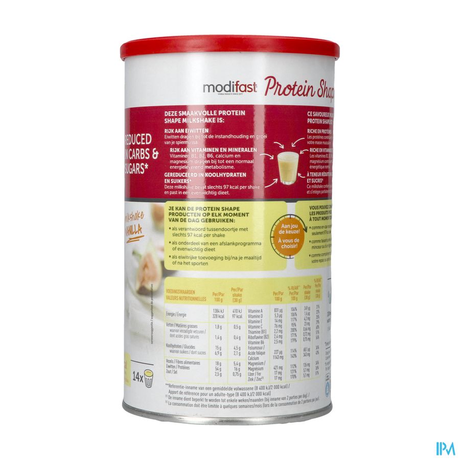 Modifast Protein Shape Vanilla Milkshake 420g Modifast Protein Shape Vanilla Milkshake 420g