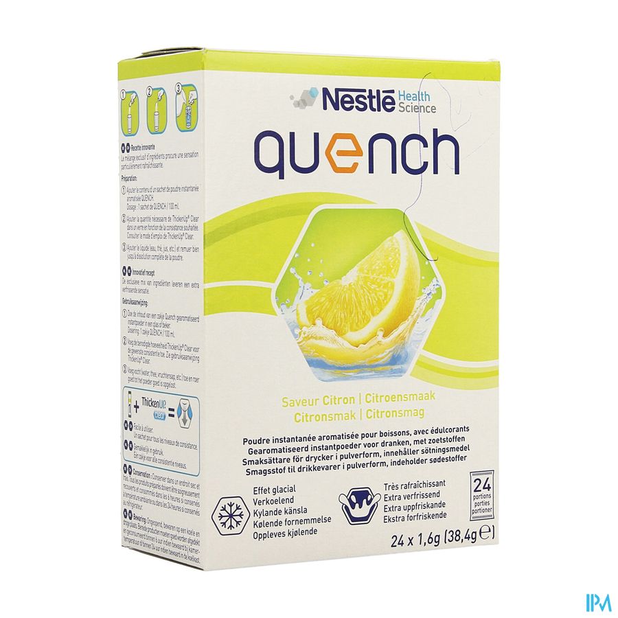 Quench Pdr Boisson Stick 24x1,6g Quench Pdr Boisson Stick 24x1,6g